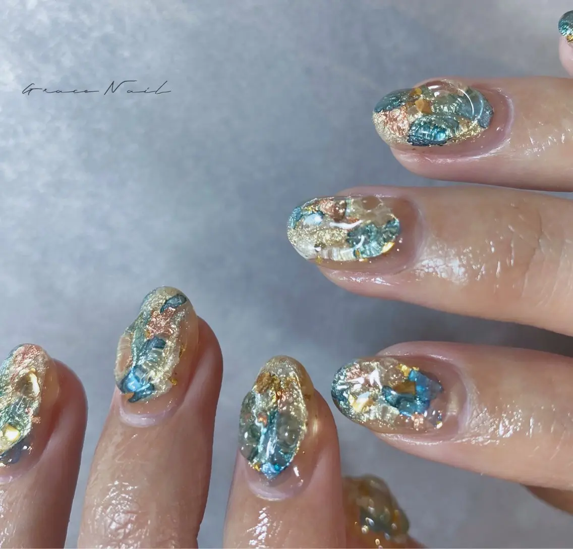 ネイル ハンドネイル ☆*。Grace Nail。*☆のネイルデザイン