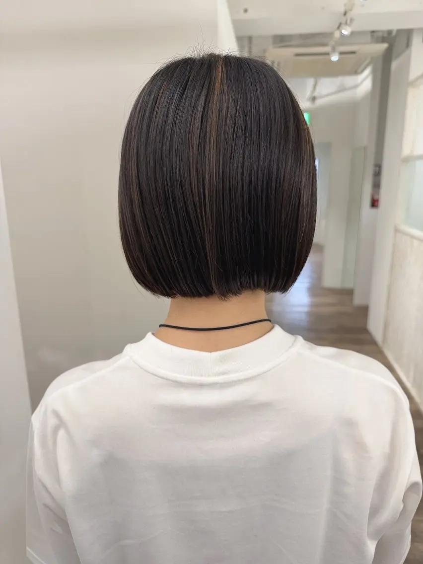 ミディアム カット ヘアカラー トリートメント ハイライト⭐️上野 高広のヘアスタイル