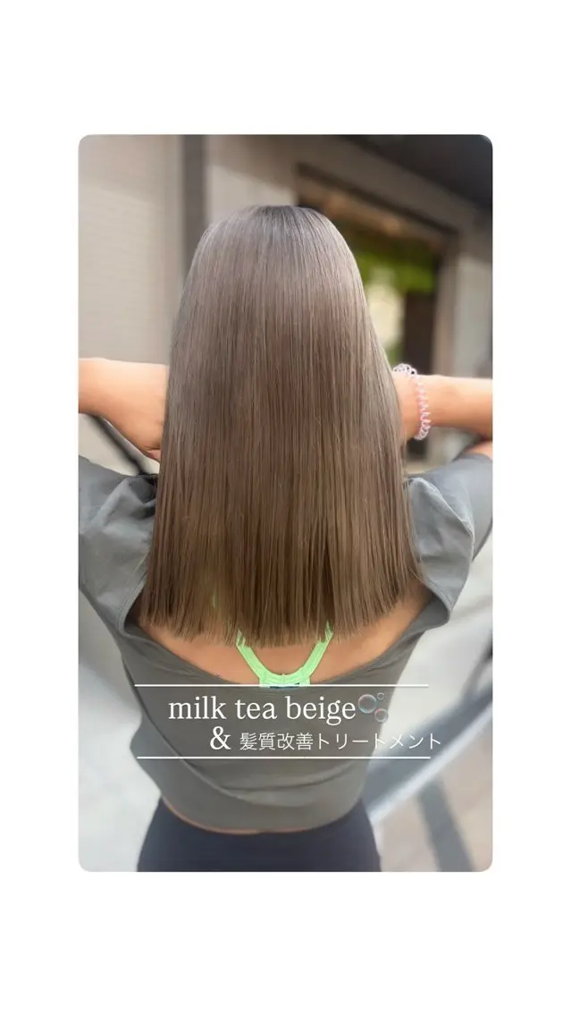 セミロング ANGELICA 《𝕤𝕒𝕜𝕚》のヘアスタイル