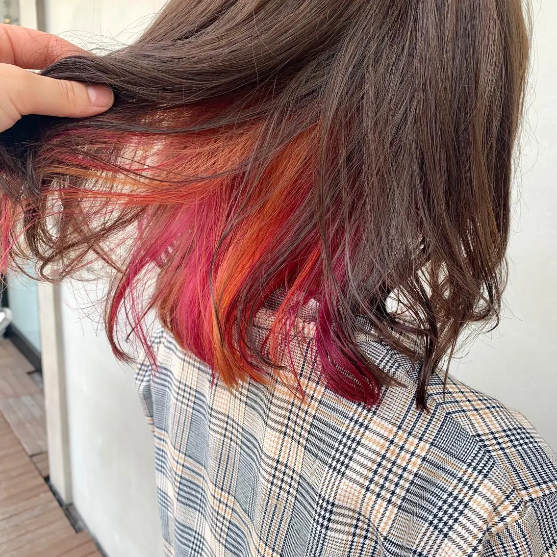 ミディアム カラー ︎︎🧸 ユリ ︎︎🧸のヘアスタイル