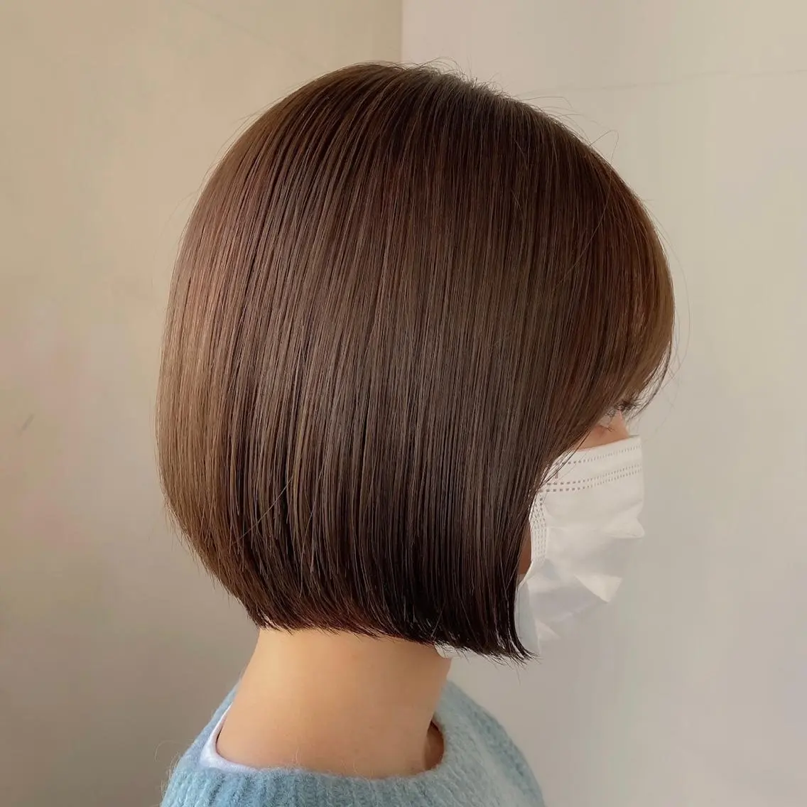 ショート カラー カット ヘアカラー トリートメント 顔まわりカット🌟 くびれヘア/寺門遥輝のヘアスタイル