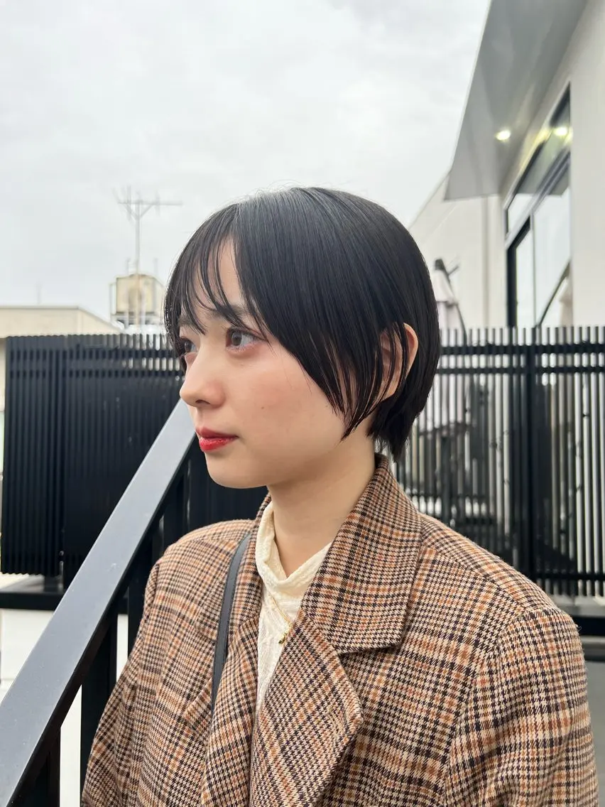 ショート 縮毛矯正 縮毛矯正 トリートメント 山本 晶大のヘアスタイル