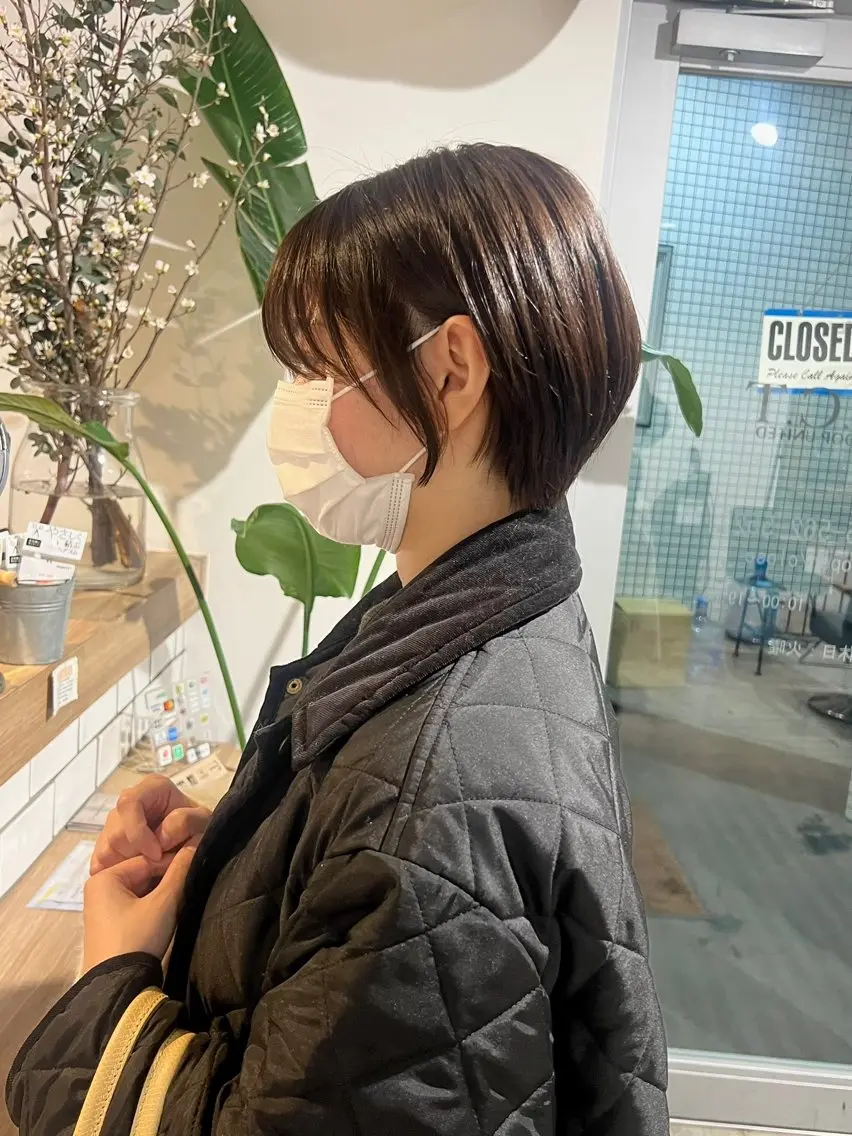 ショート 丸みショート ショートヘア カット 透明感カラー💎 似合わせ/小由葵のヘアスタイル