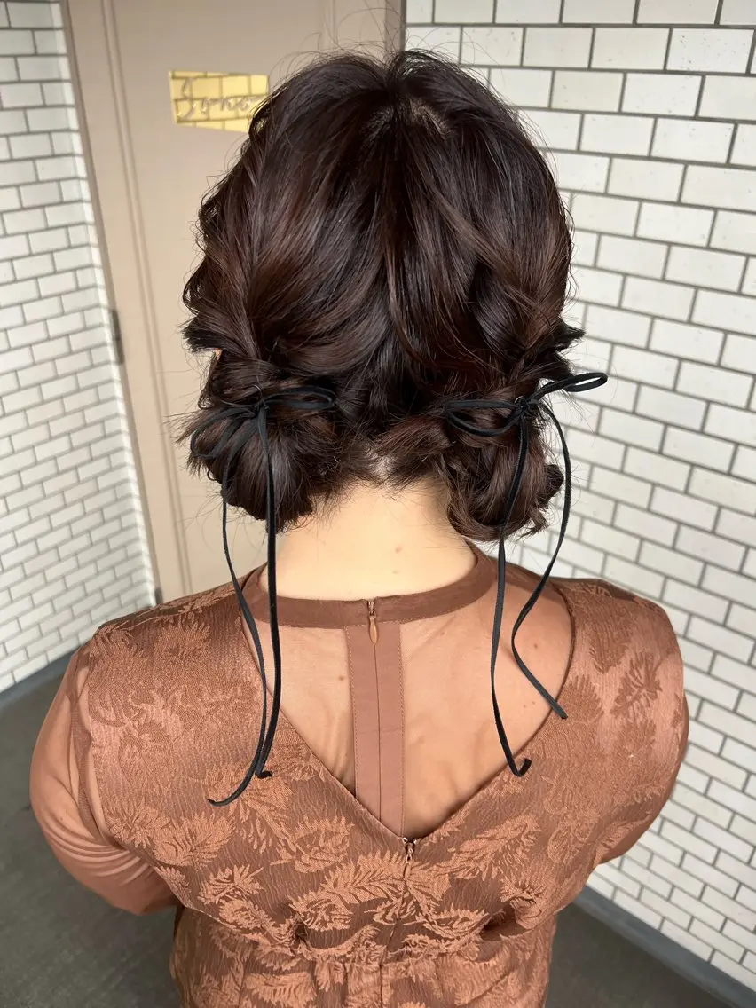 ヘアアレンジ ヘアセット 大人可愛いヘアメイク 💋🧚‍♀️しずかのヘアスタイル
