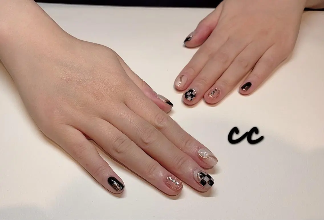 カラー ネイル 持ち込み シンプルネイル C C🌼のネイルデザイン