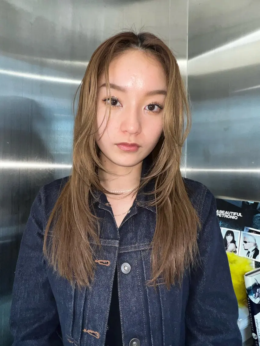 【ブリーチなし】柔らか透明感ダブルカラー+トリートメントの写真