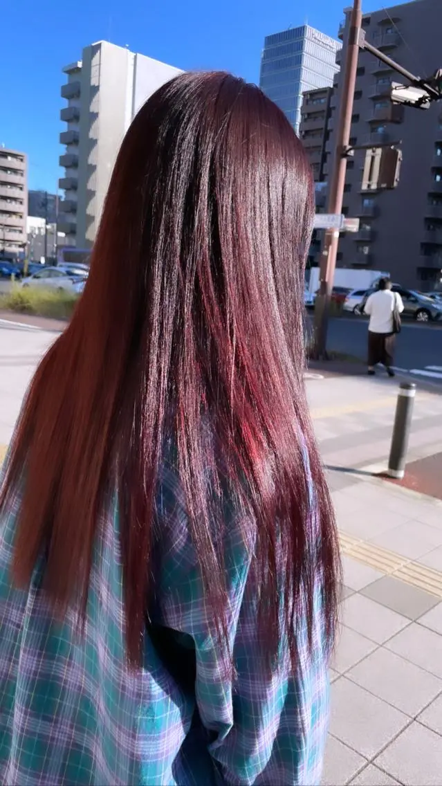 🌈美髪カラー＋カット＋美髪トリートメント💇‍♀️✨ナチュラルなカラーでも透明感のある色をその方に合わせて行います♪の写真