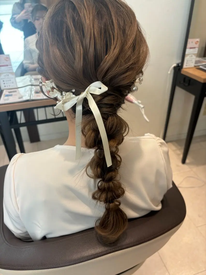 ヘアセットの写真