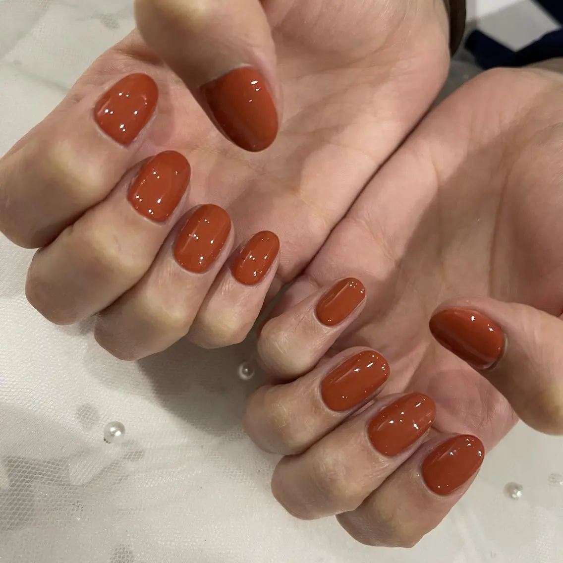 ネイル ワンカラーネイル Wish Nail 恒川のネイルデザイン