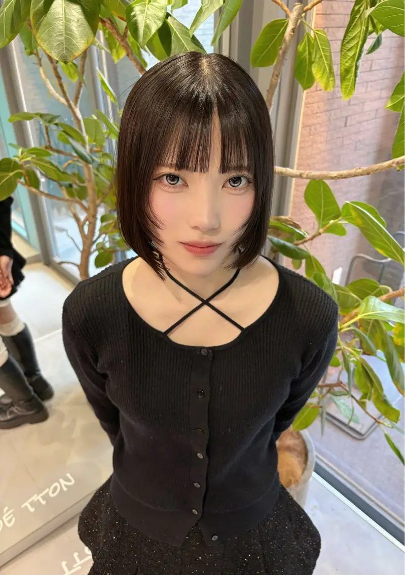 【🌟minimo限定価格🌟】🎂ボブカット+5STEPトリートメント(超音波アイロン付き)🎂の写真