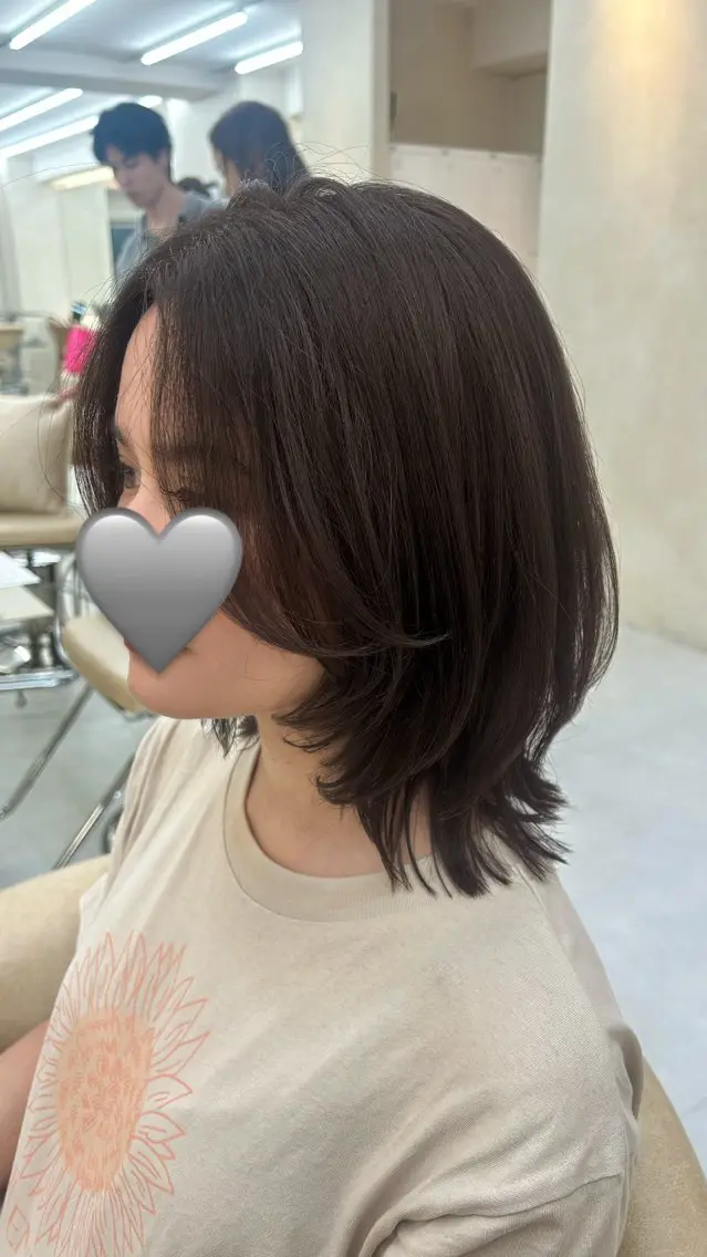 ミディアム ボブレイヤー ボブ レイヤーカット レイヤー/指名No. 1池袋美容師♡ゆいかのヘアスタイル