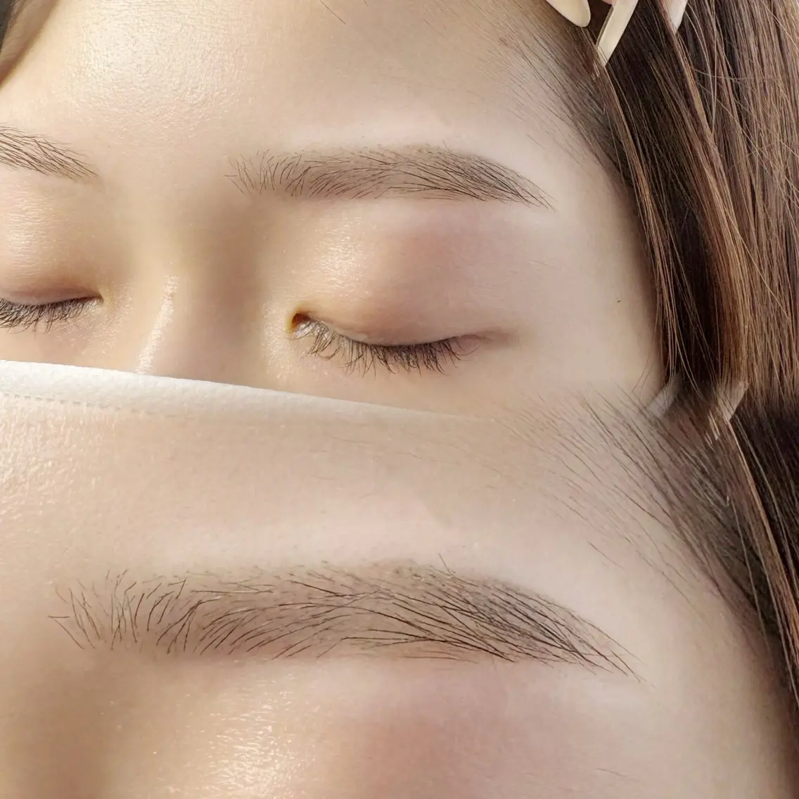 アイブロウwax (間引き、仕上げのメイク込み)🪞🪄︎︎の写真