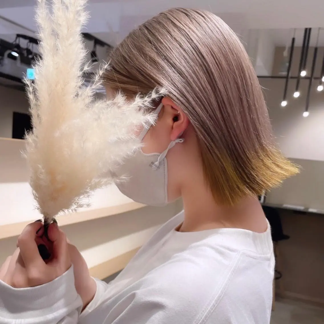カラー 石山 洸平のヘアスタイル