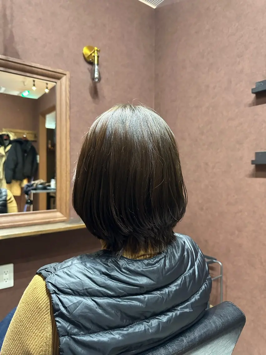 ミディアム 岩崎流成 スタイリストのヘアスタイル