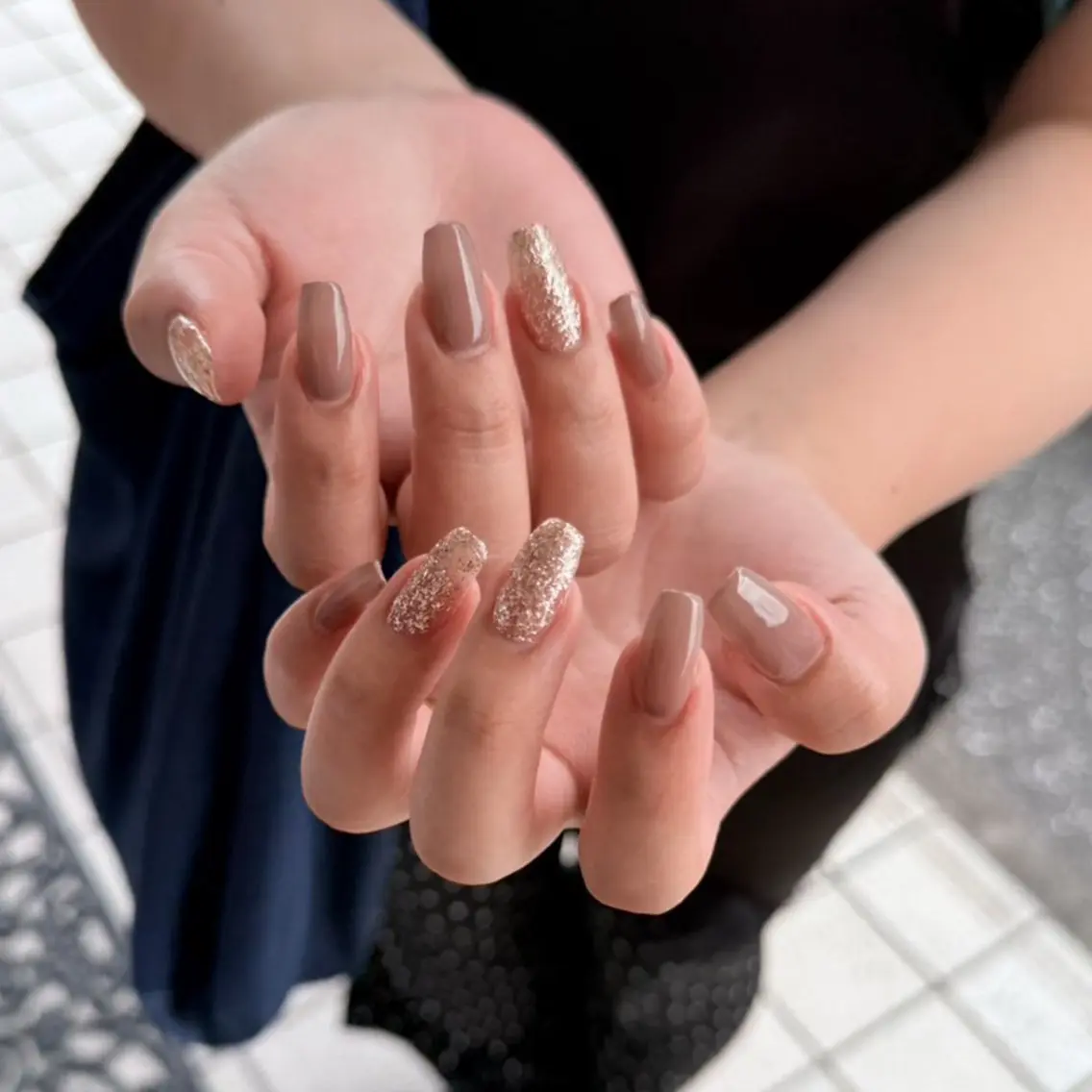 ご新規様限定 オフ有り 美フォルム ワンカラー or ラメグラ🩷 2色までOK👌 次回来店特典有りの写真