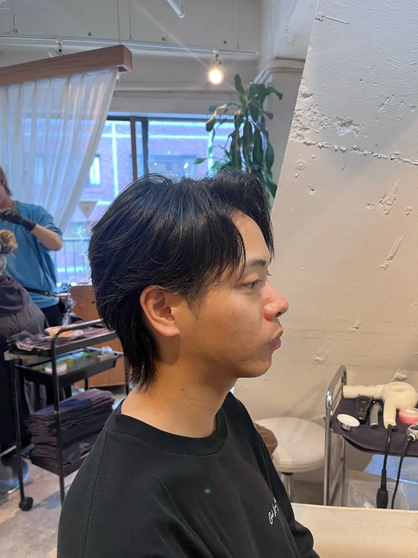 🇰🇷 韓国風カット＋透明感カラー＋パーマの写真
