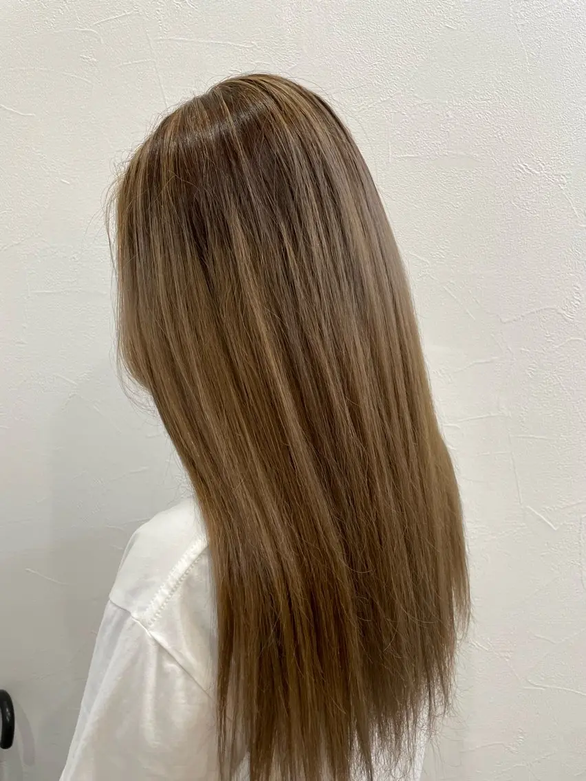 ロング カラー ヘアカラー 【メンズ特化】池袋 韓国スタイル飯塚のヘアスタイル