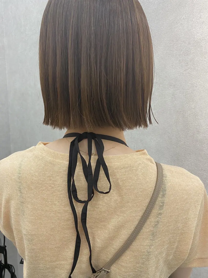 ショート カラー ヘアアレンジ カット ヘアカラー トリートメント Kawaguchi Arisaのヘアスタイル