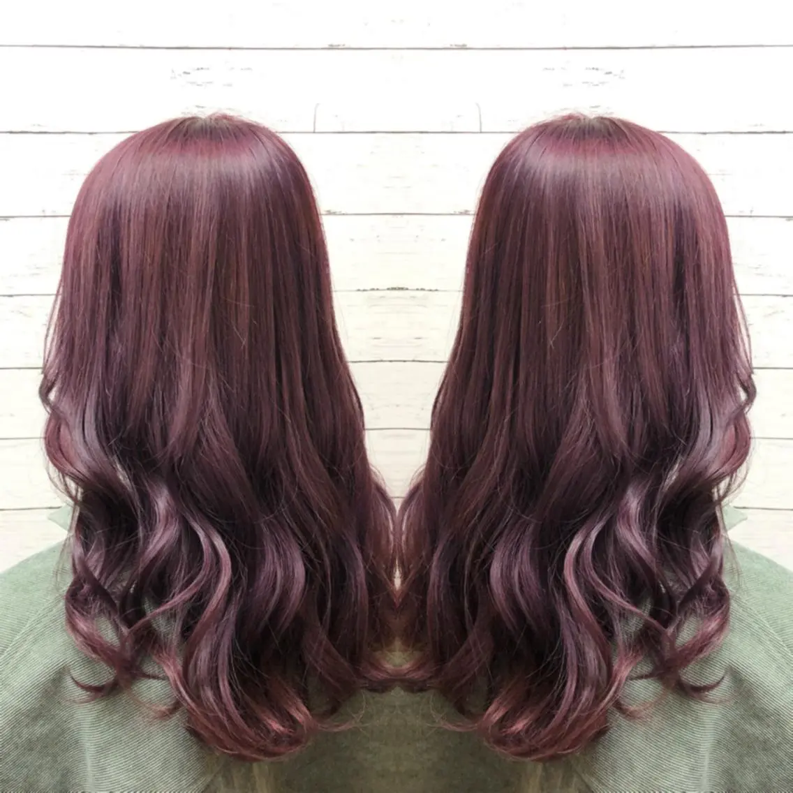 ロング カラー ブリーチ ヘアカラー ヘアセット 韓国ヘア🤍髪質改善 🇰🇷AKANEのヘアスタイル