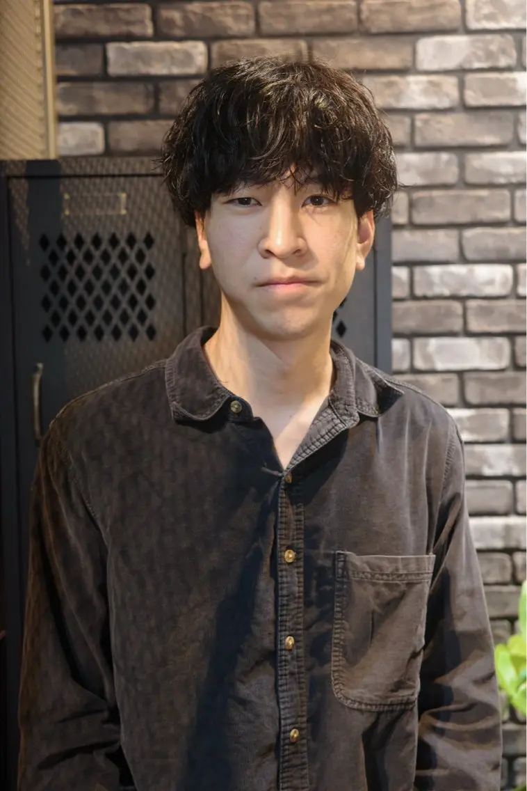 パーマ メンズ カット パーマ Give 2nd. ✂︎山口悠人のヘアスタイル