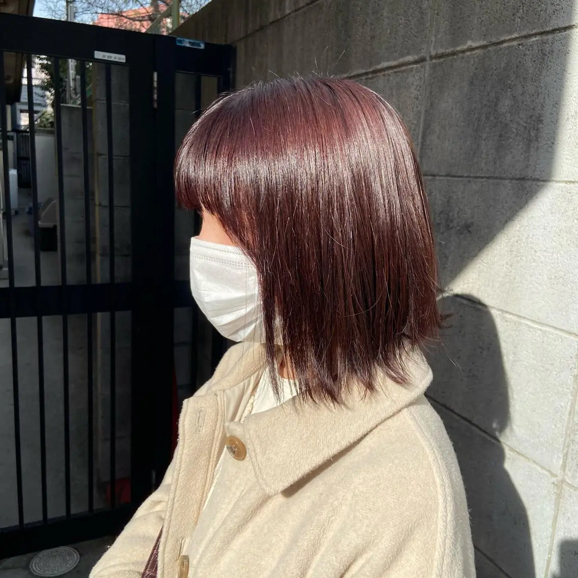 ミディアム パープルカラー RuLaN AMIのヘアスタイル