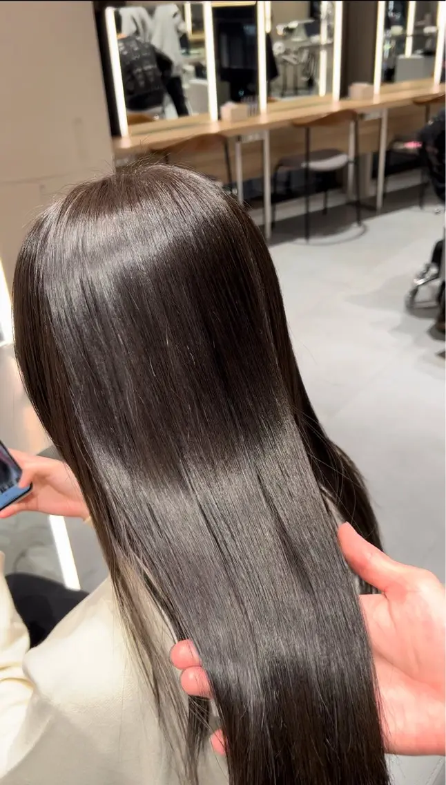 ロング カラー トリートメント 清水 翔太のヘアスタイル