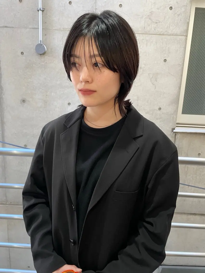 ショート カラー カット ヘアカラー satsuki 暖色・ブラウンカラーのヘアスタイル