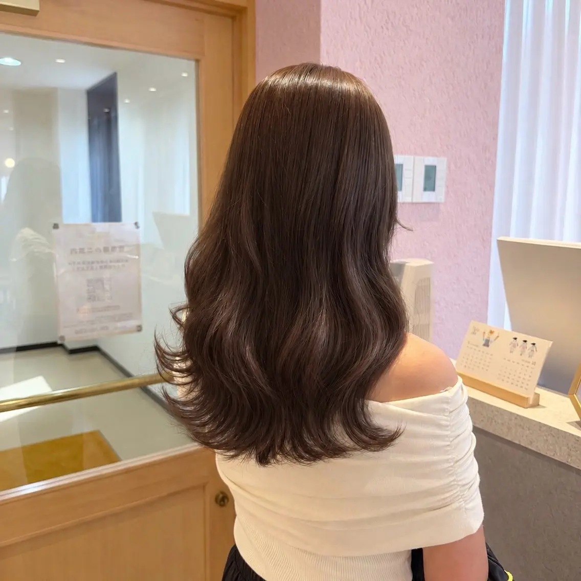 ミディアム カット ヘアカラー merc.🌿 友藤鮎那のヘアスタイル