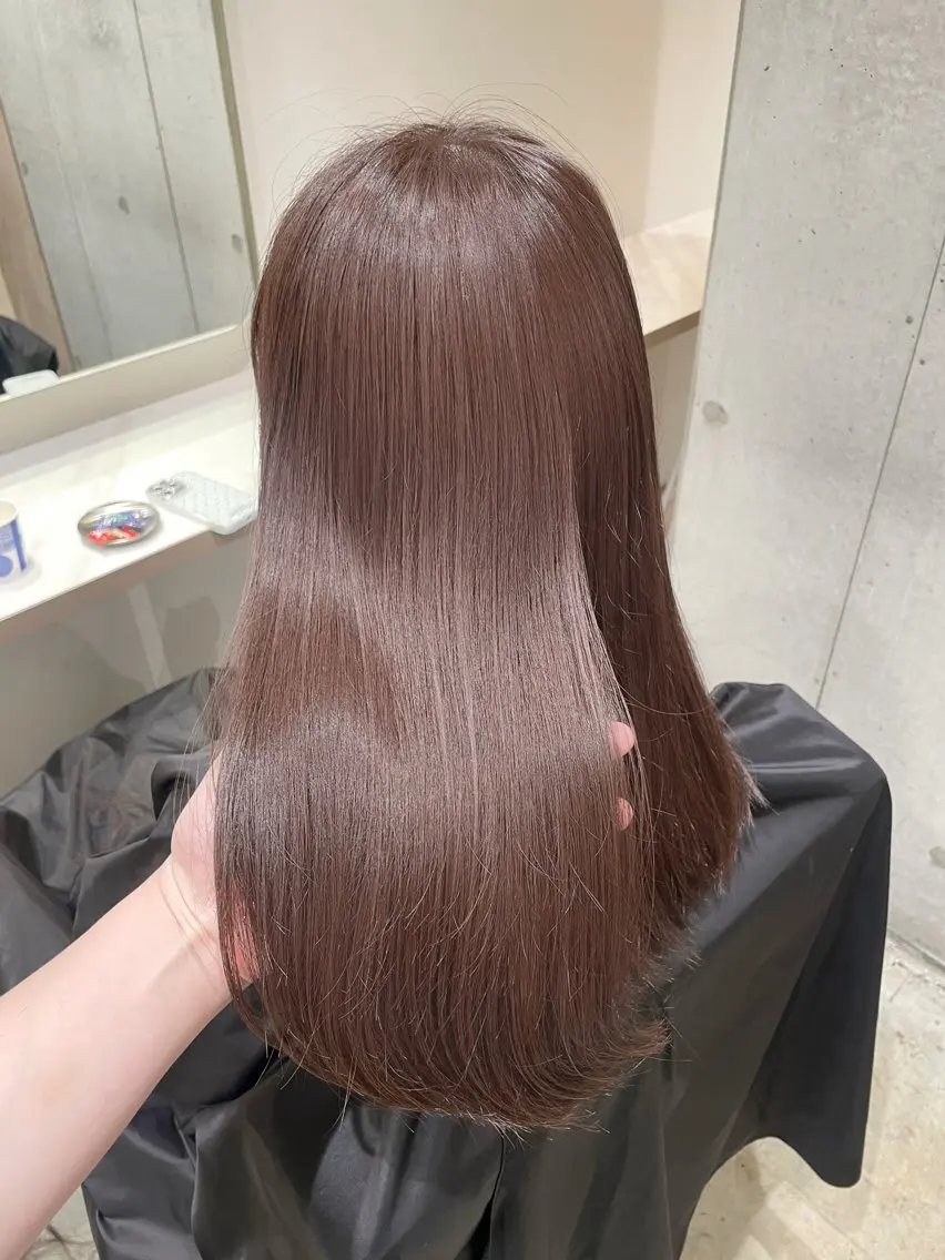 セミロング カラー ヘアアレンジ ベージュカラー 透明感カラー ラベンダーカラー ラベンダーベージュ トリートメント カット ヘアカラー トリートメント 🎀透明感カラー 韓国ヘア🎀mahoのヘアスタイル
