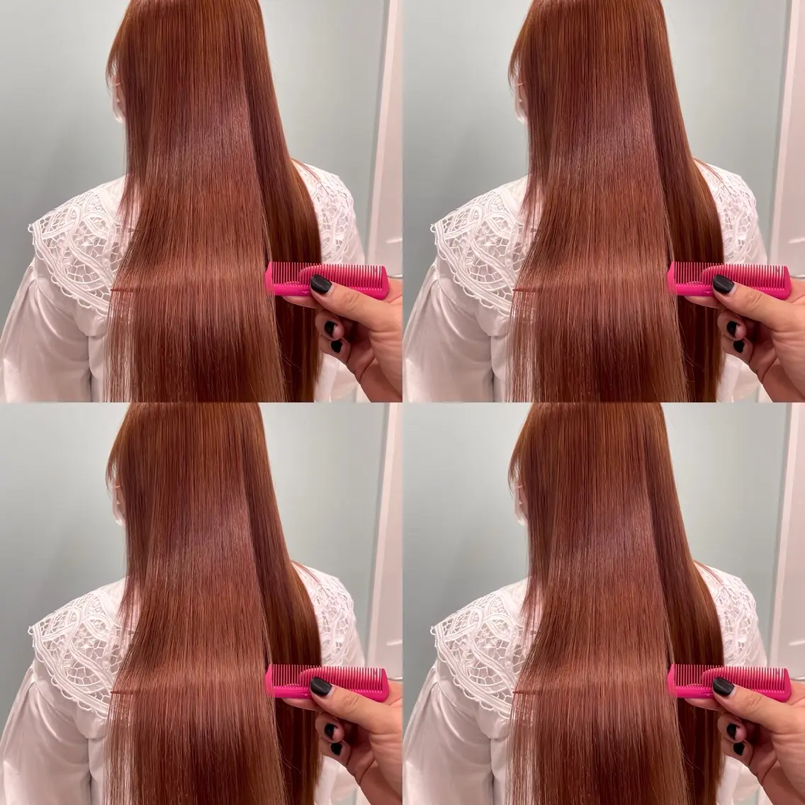 セミロング カット 縮毛矯正 トリートメント 【溝の口の艶髪の神様 】EARTHのヘアスタイル