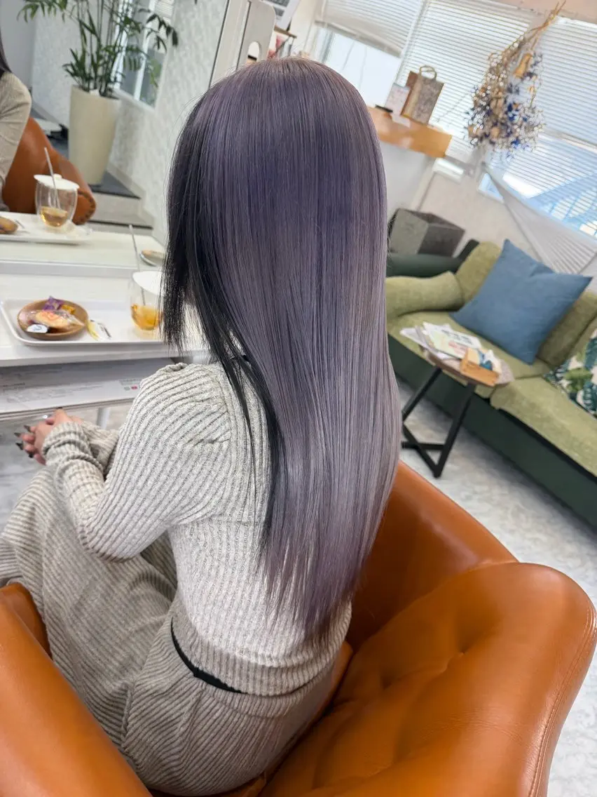 ロング ヘアカラー トリートメント MAEDA YUKIのヘアスタイル