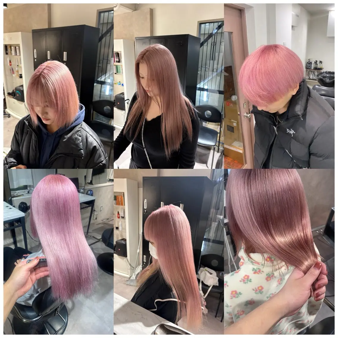 カラー ヘアカラー ヘアセット Seleneコウキ ブリーチ/ハイトーンのヘアスタイル
