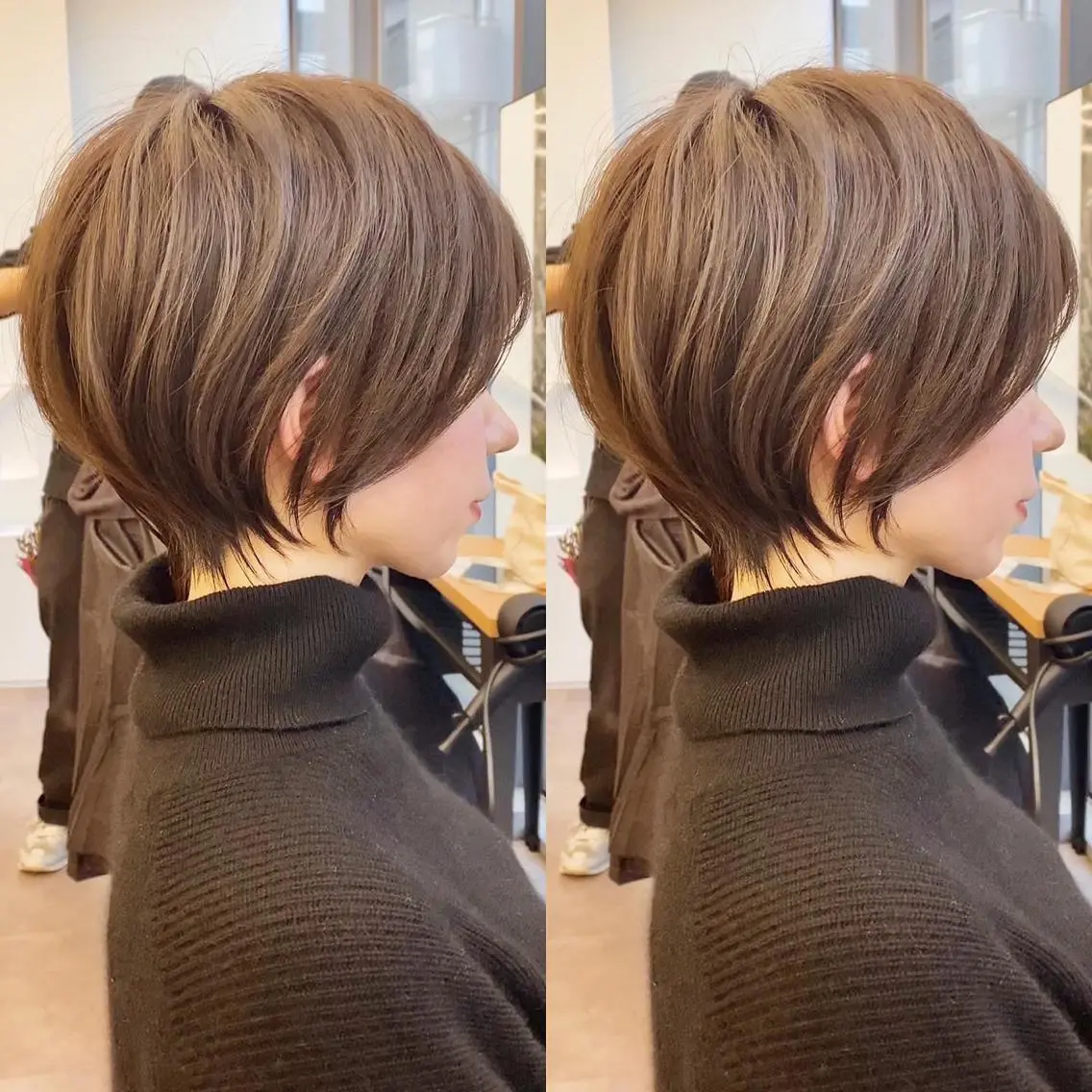 ショート カット トリートメント レイヤー特化 渋谷美容師/れなのヘアスタイル