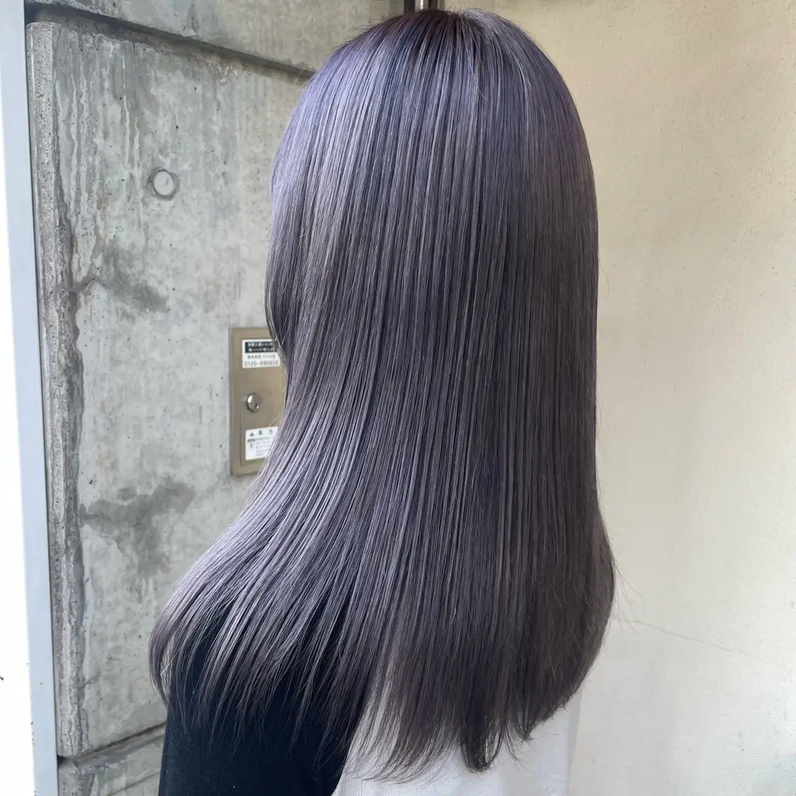 セミロング カラー 💎久米川 東村山 BASSAサトウ💎のヘアスタイル