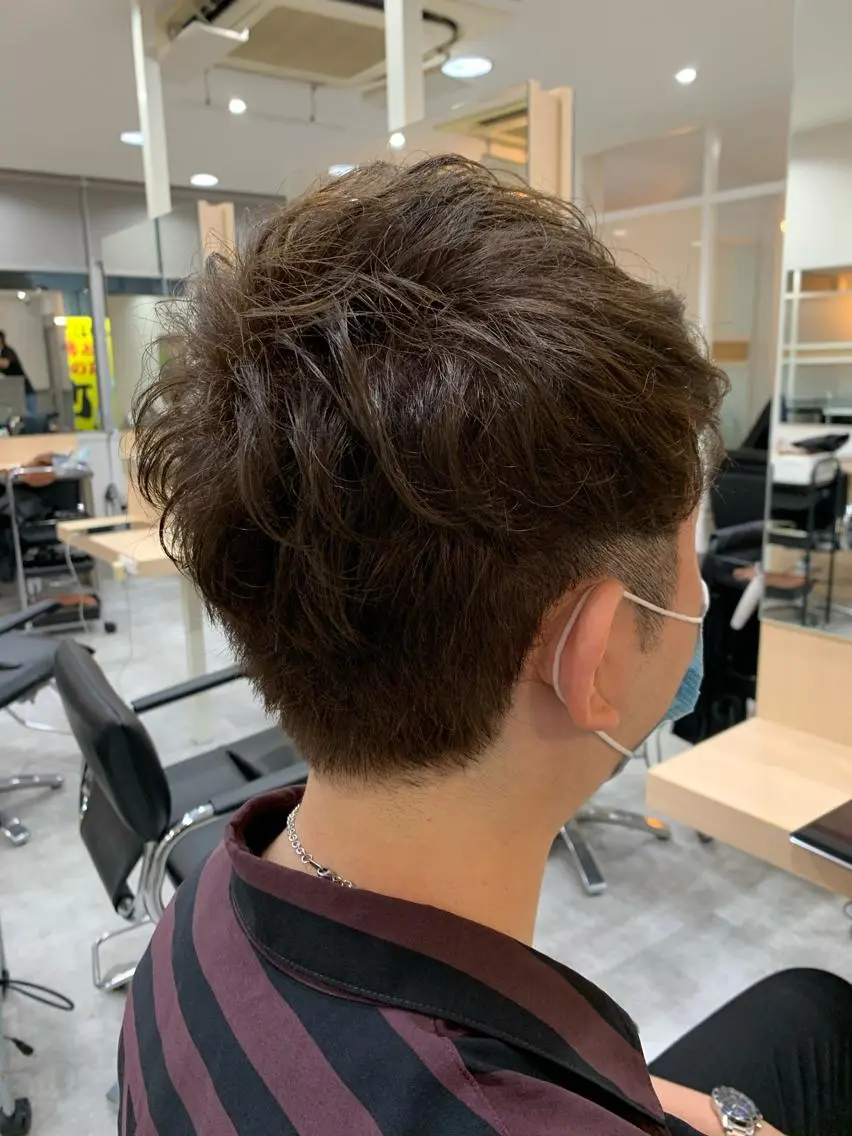 【メンズグルーミング✂︎】メンズカット+眉カット+クレンジングスパシャンプー🫧🫧の写真