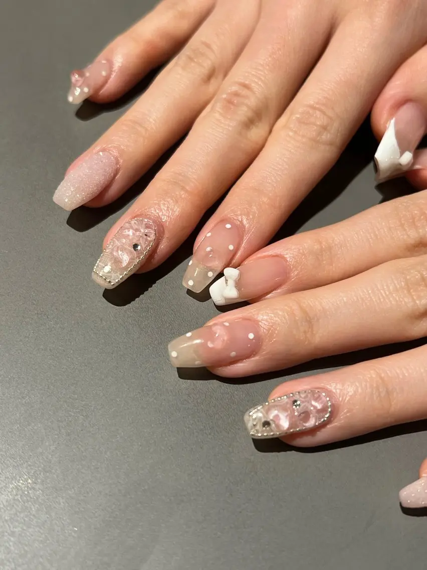 ネイル ハンドネイル Hata nail 🎀個性派ニュアンスのネイルデザイン