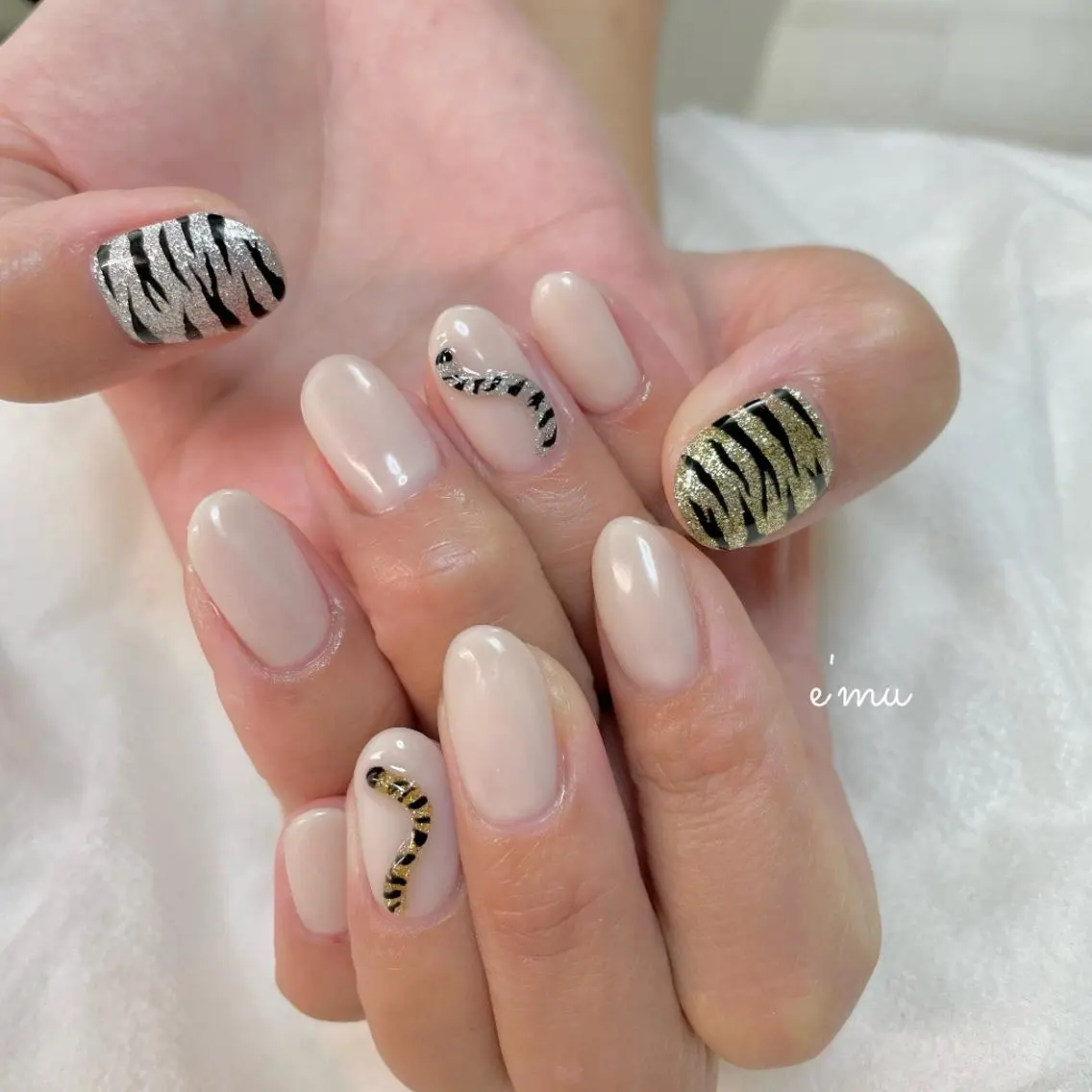 ネイル ハンドネイル nail salon e'mu💐のネイルデザイン