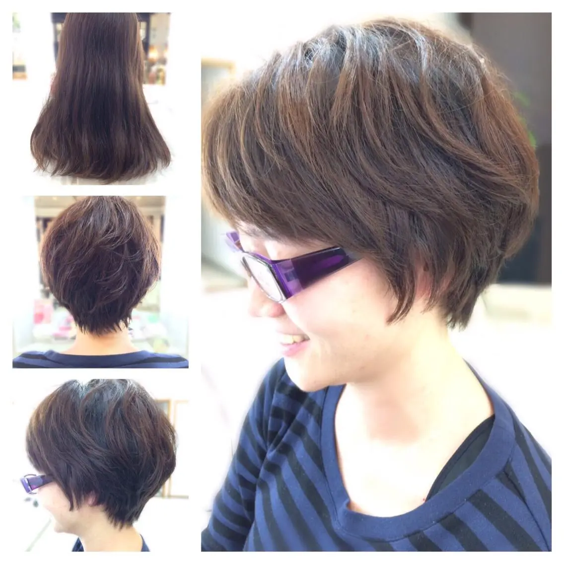 ショート ショートボブ ボブ ショートヘア いけだ ゆうのヘアスタイル