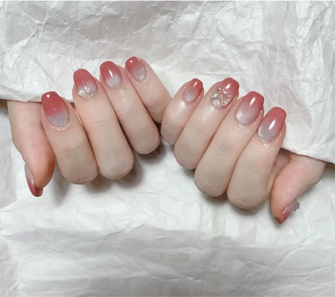 ネイル ハンドネイル 🍑 momo_nailのネイルデザイン