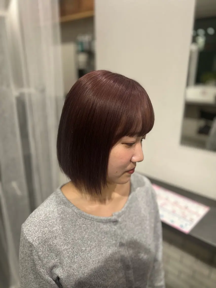 ミディアム カラー kalahair Yukaのヘアスタイル
