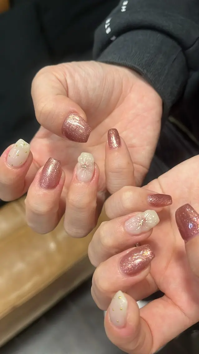 ネイル ニュアンスネイル シンプルネイル SAKU nail 作島茜のネイルデザイン