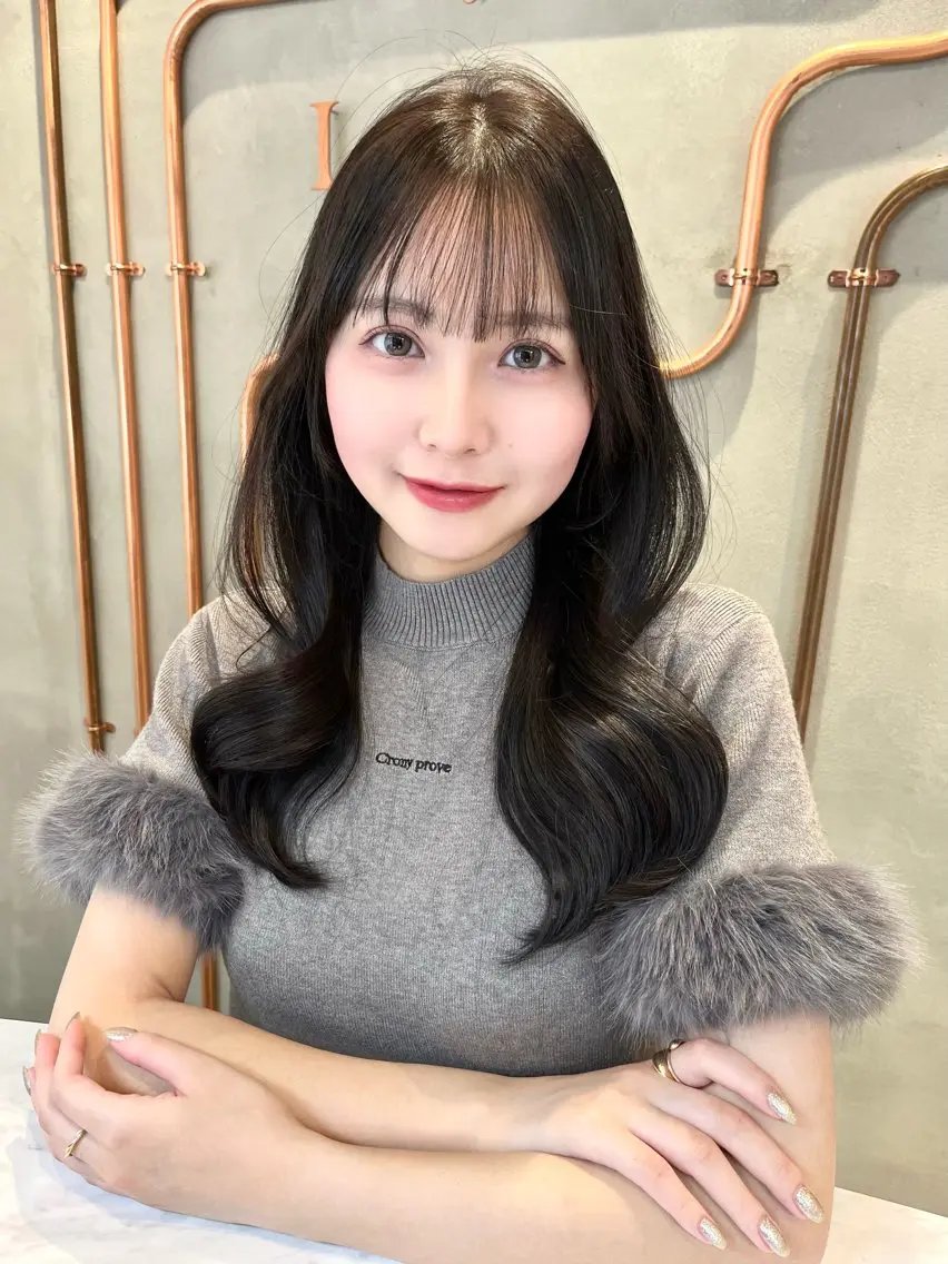 【赤み消したいそんな方へ】赤み消し透明感カラー🏳️⚧️+韓国レイヤー+高保湿トリートメント🫧の写真