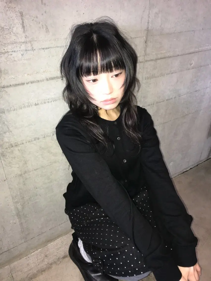 ミディアム カラー ヘアカラー 🫧カラーモデル募集 🫧Hiyuのヘアスタイル