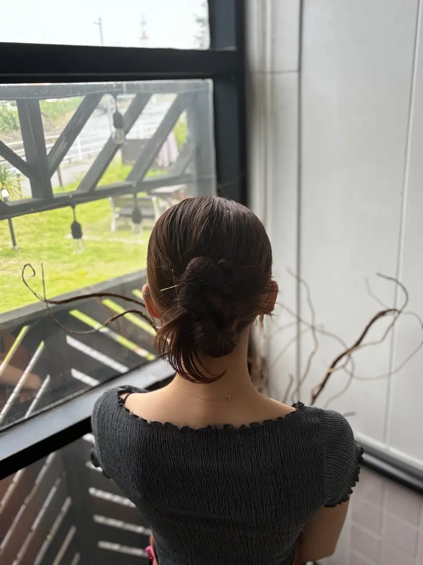 ヘアアレンジ NAGONSTYLE 高塩知輝のヘアスタイル