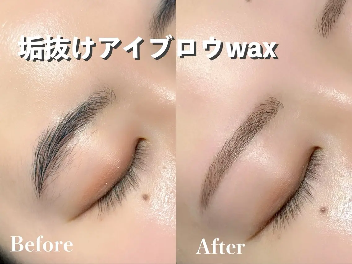 アイブロウ ワックス脱毛 眉カット ロキエ上本町👀 nagisaのマツエク・マツパデザイン