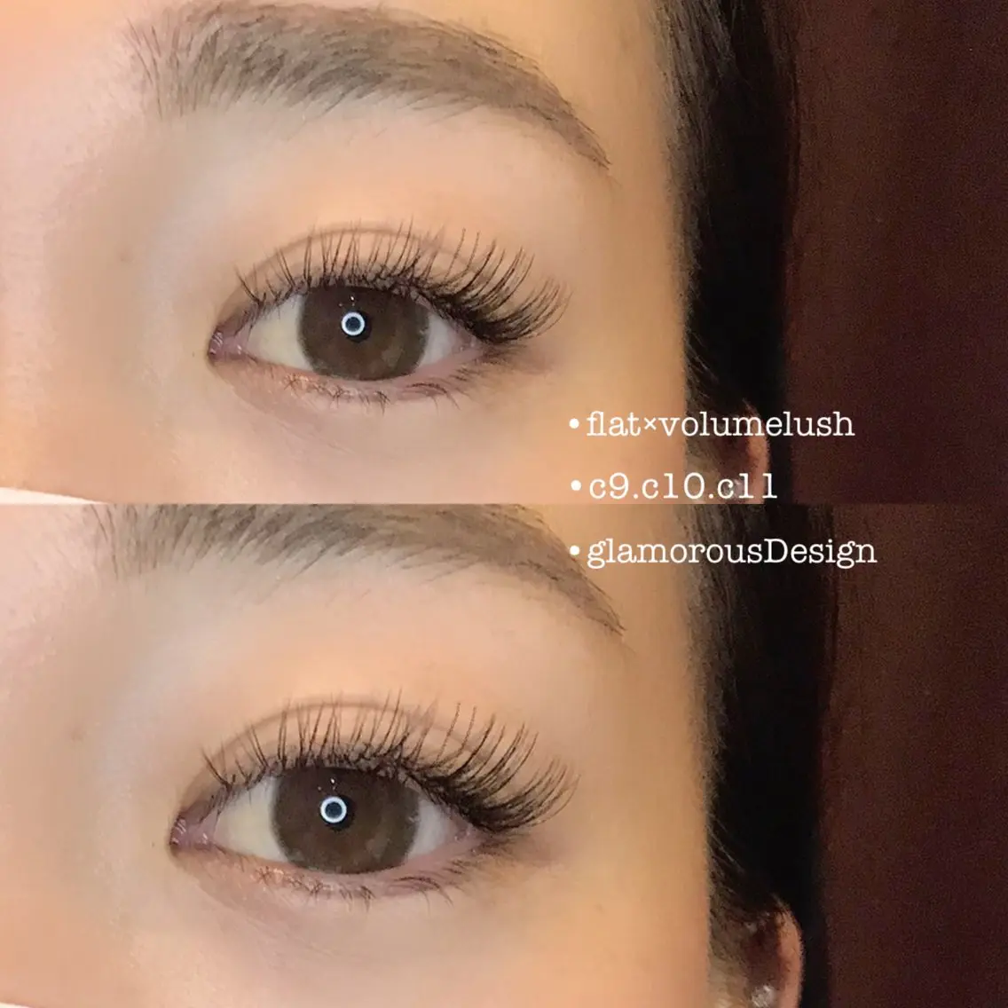 マツエク・マツパ courage eyelashのマツエク・マツパデザイン
