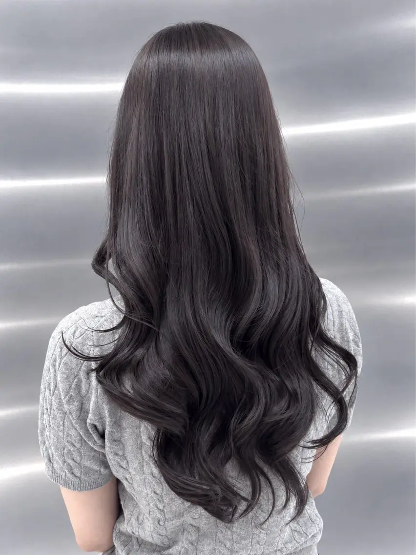 ロング カラー リコ🪐レイヤー カットモデル募集のヘアスタイル