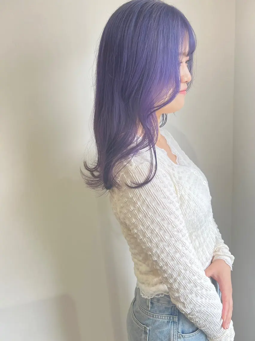 ロング ショートボブ ボブ 髪質改善 韓国風ヘア レイヤーカット ヘアカラー suii..hair designのヘアスタイル