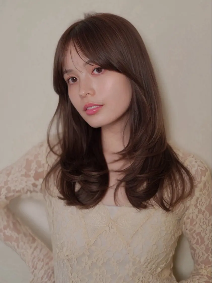 ロング カラー 銀座/骨格診断 垢抜けレイヤー/菅原のヘアスタイル