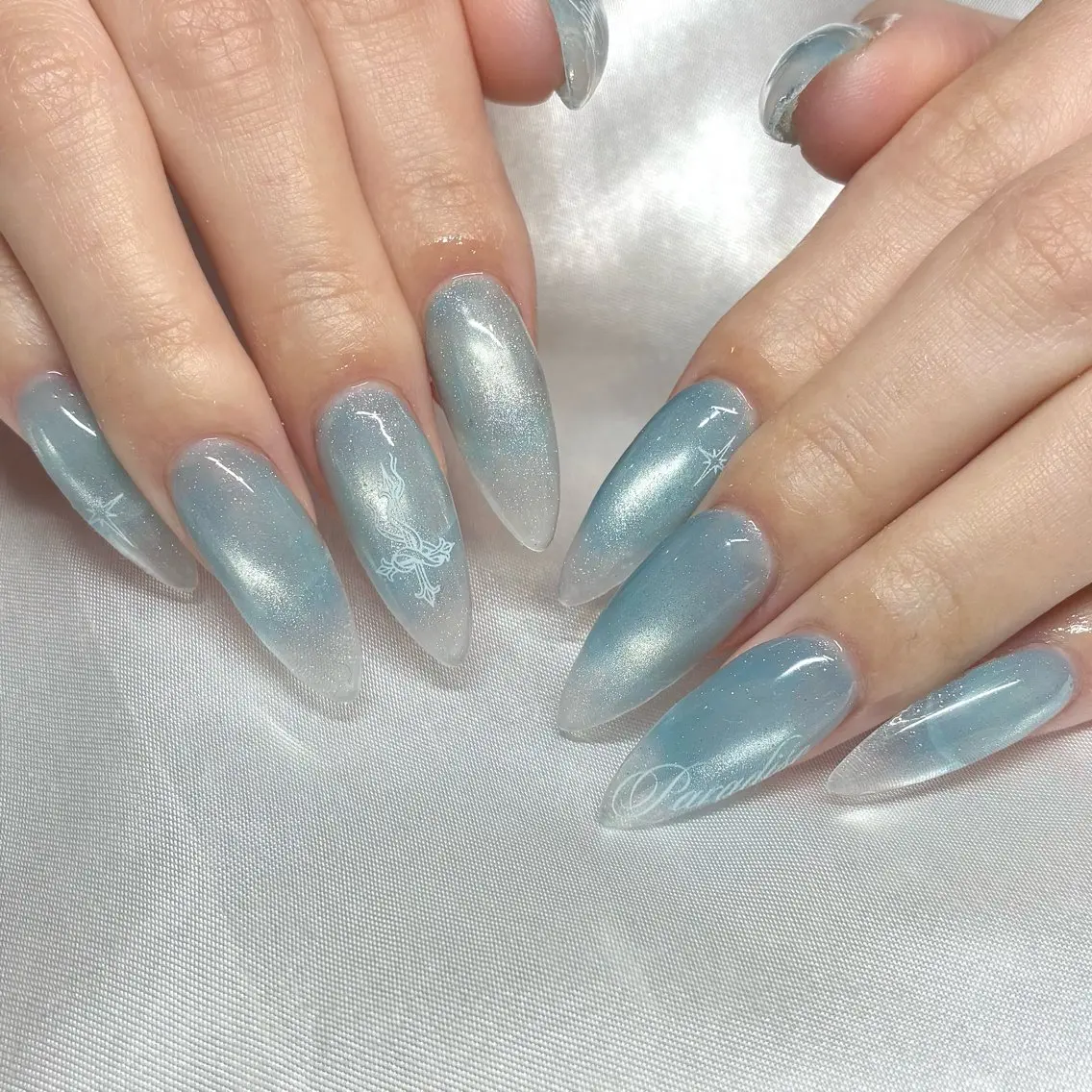 ネイル ジェルネイル マグネットネイル ハンドネイル Nail ヌシん家 AKANEのネイルデザイン